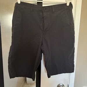 Dickies Black Flat Front Shorts Casual Style Mens 34